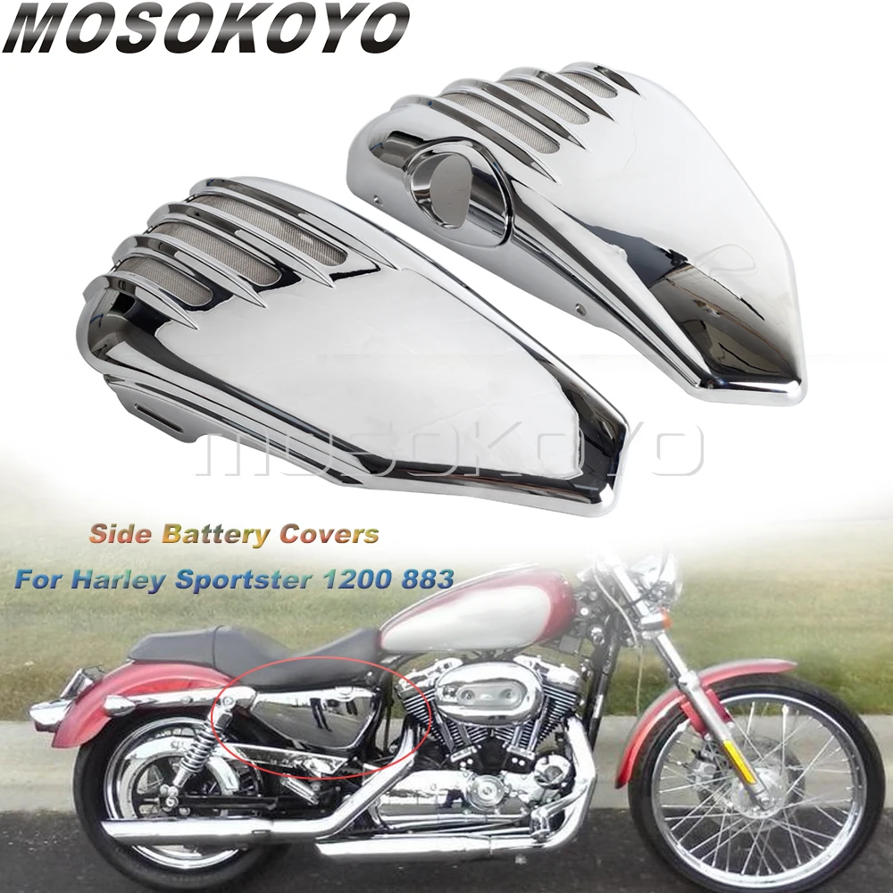 

Motorcycle ABS Plastic Battery Side Covers Fairing For Harley Sportster XL 883 1200 Iron XL1200 XL883 2004-2013 Battery Fairing