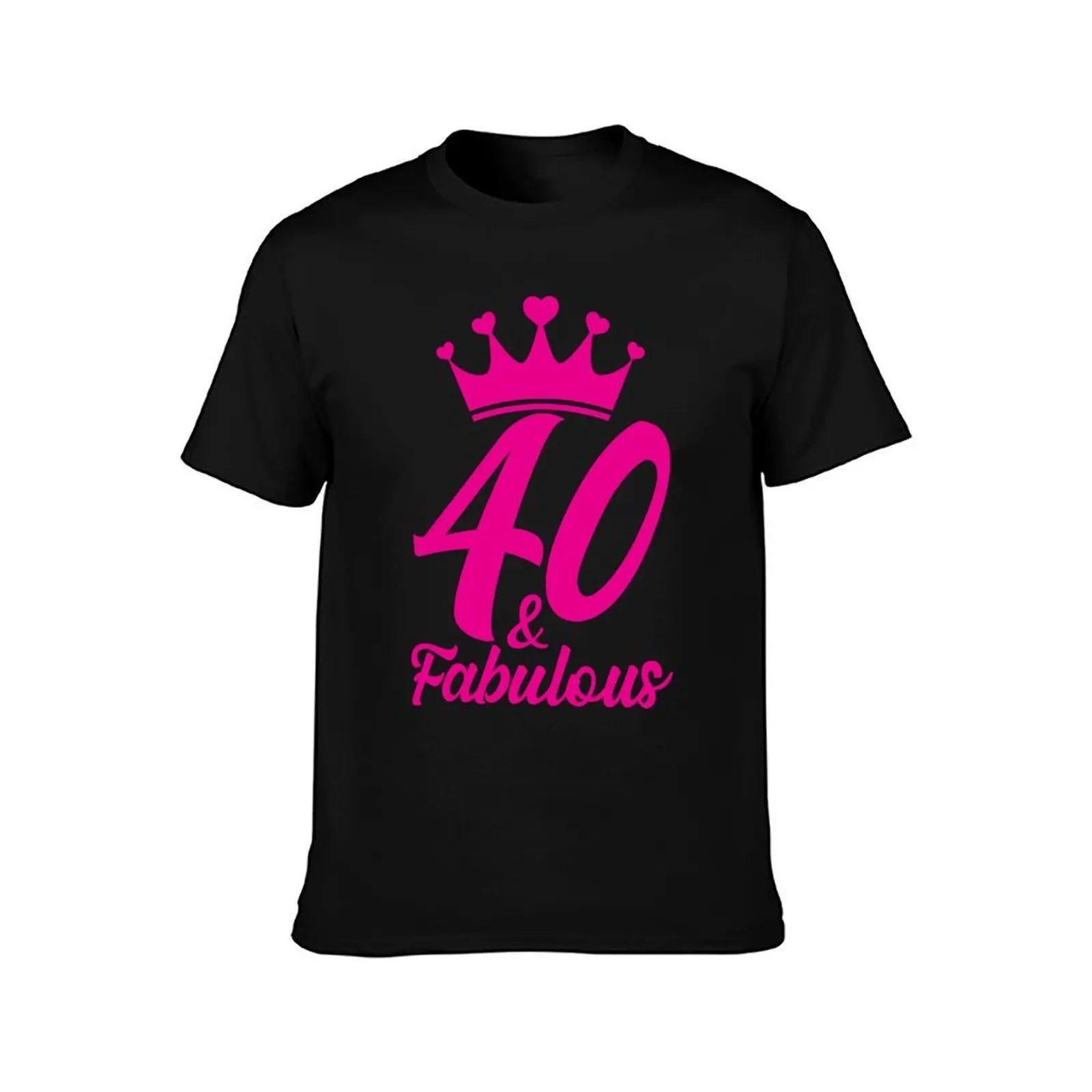 40th Birthday Shirt Chapter 40 Fabulous at 40 Year Old T-Shirt Soft Casual Short Sleeve Cotton Tee T-Shirt
