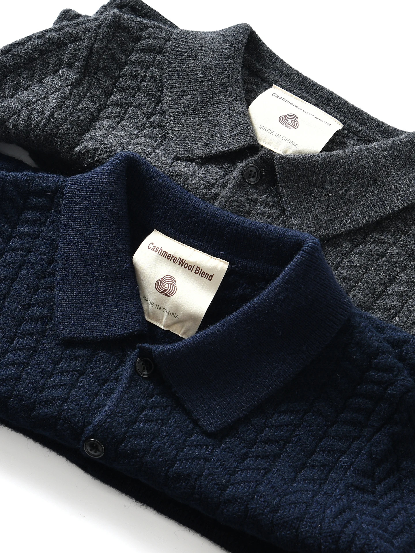 

Nordic Style 90 Wool Knitted Cardigan Sweater Men's Fashionable Autumn Winter Flip Collar Knitwear Casual Comfortable Thickened
