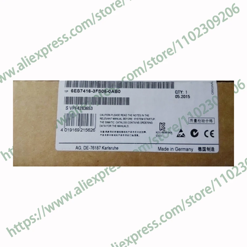 New Original Plc Controller S7-400 6ES7416-3FS06-0AB0 6ES7 416-3FS06-0AB0 Immediate delivery