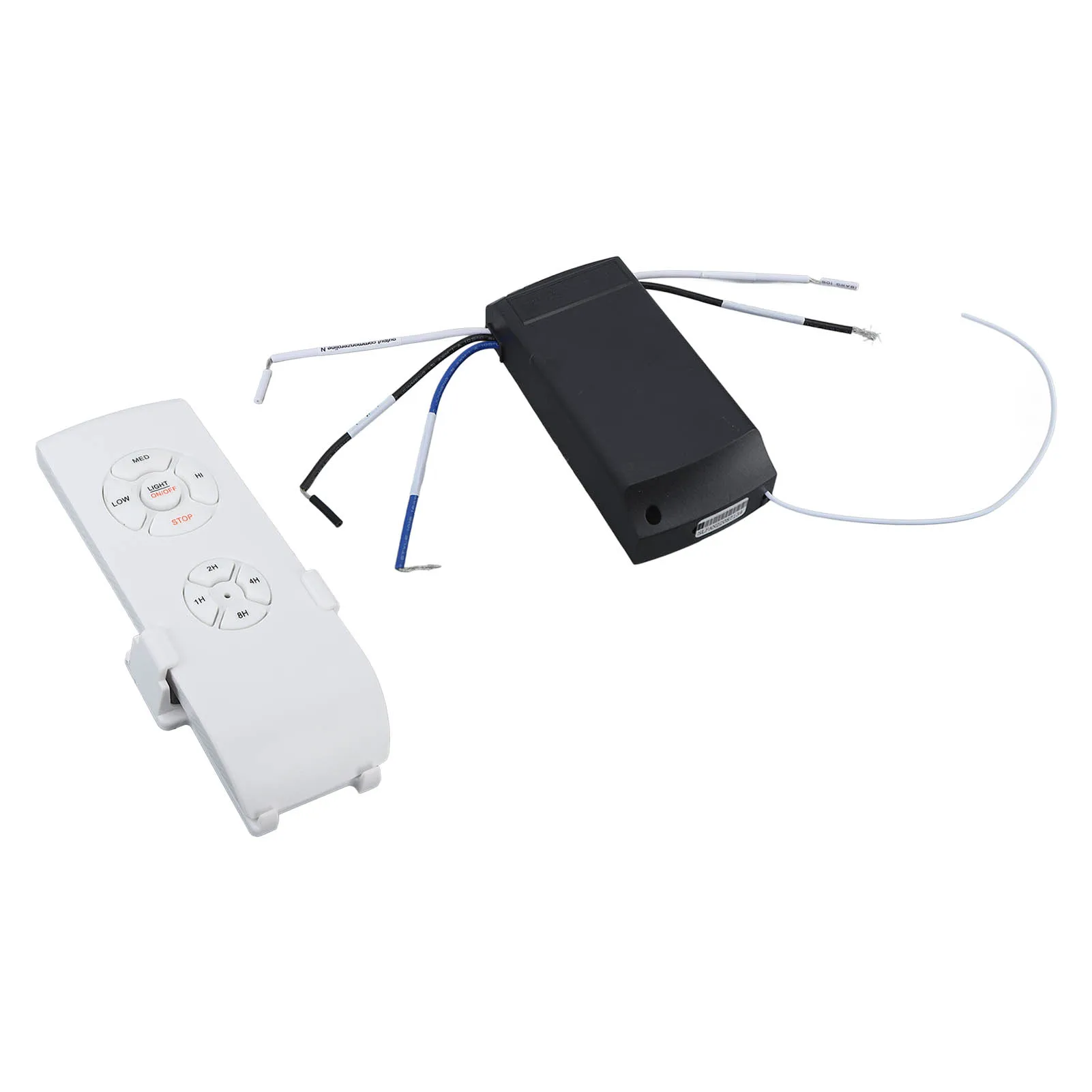 Ceiling Fan Lamp Remote Control Kit 85‑240V Anti Drop Timing Function English Version Ceiling Fan Remote Control Kit for House