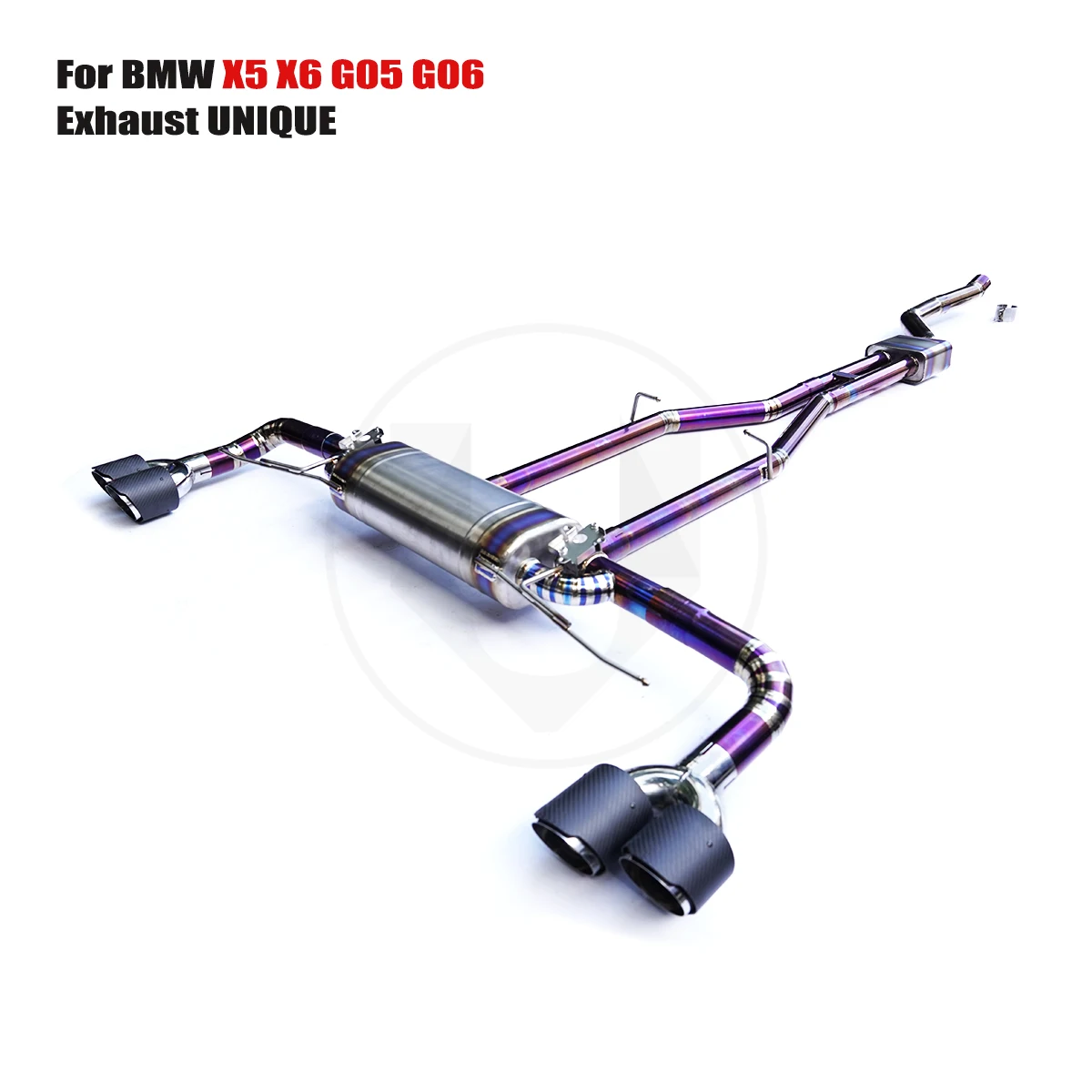 

UNIQUE for Bmw G05 G06 X5 X6 3.0T exhaust after muffler vacuum valve for titanium valve exhaust