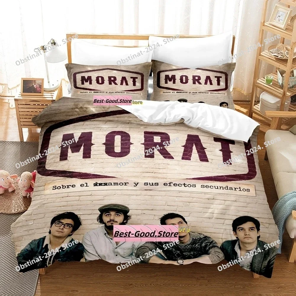 

2024 Morat Bedding Set Printed single Comforter Quilt Bed Cover Duvet Cover Pillow Case 3 Pieces Set For Kids Adult Size Hip Hop