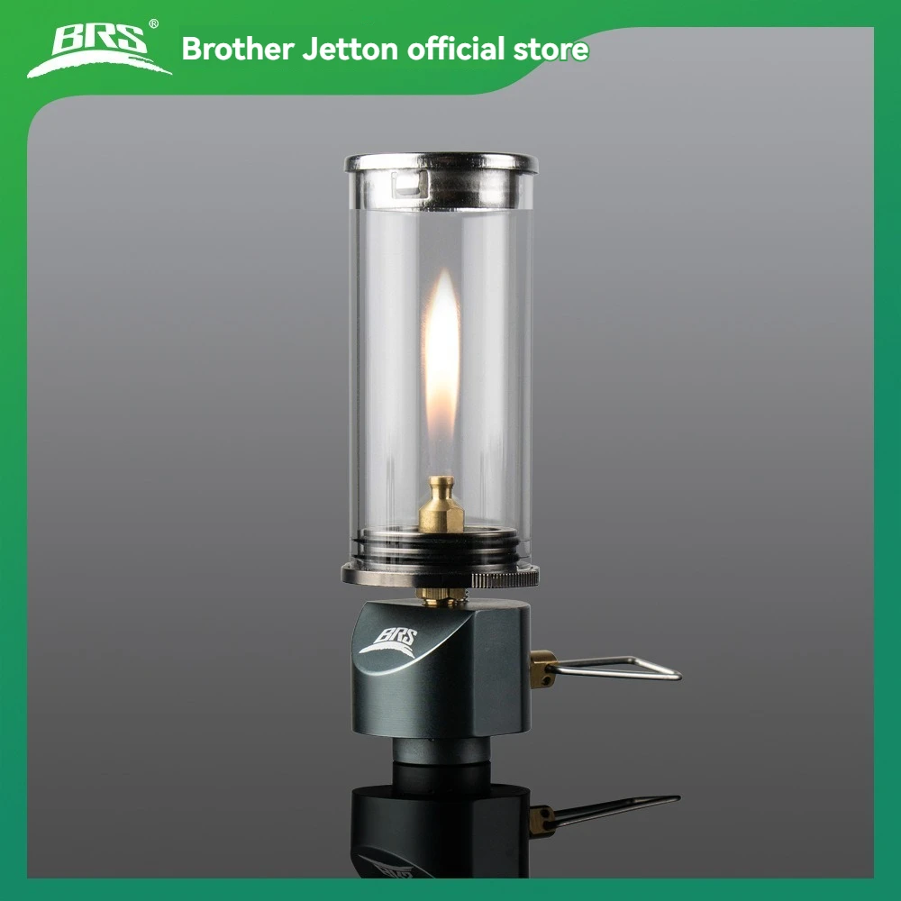 BRS Traumhafte Kerzenlichtlampe Mini Windgeschützte Kerzenlampe Gasbrenner Outdoor Campingbeleuchtung Zeltbeleuchtungsausrüstung BRS 55