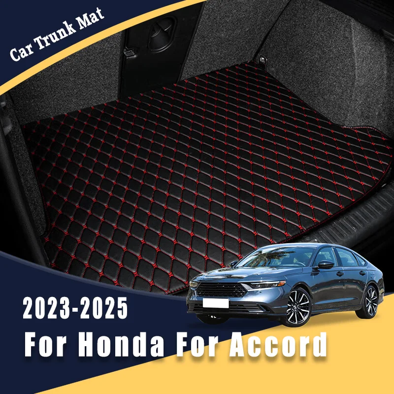 

Коврик для пола автомобиля, коврик в багажник для Honda Accord 2023 2024 2025, кожаный, водонепроницаемый, автомобильные аксессуары для интерьера