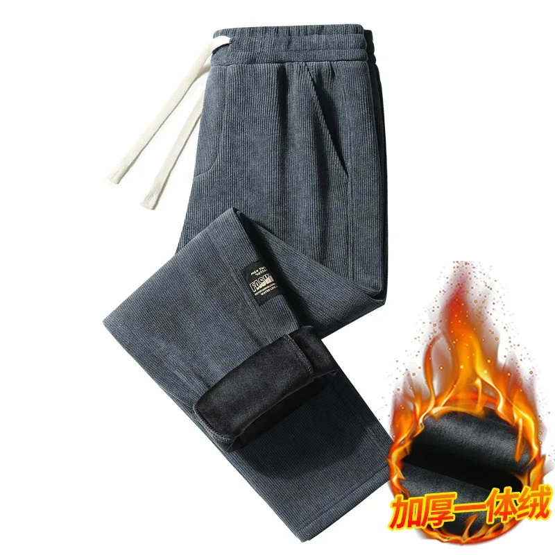 

Winter Fleece Pants Thick Warm Thermal Trousers Men Trousers Casual Fleece Sports Pants Autumn Fashion Brand Joggers Trousers