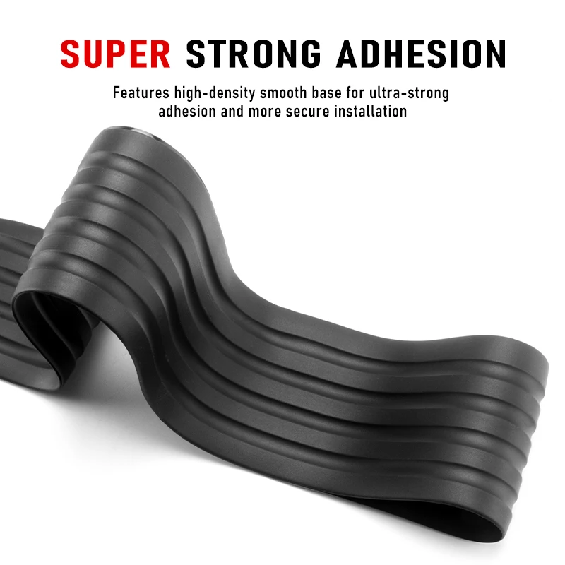 

Универсальная резиновая защита бампера из ПВХ — прочная защитная полоса для заднего багажника — усиление и украшение против царапин