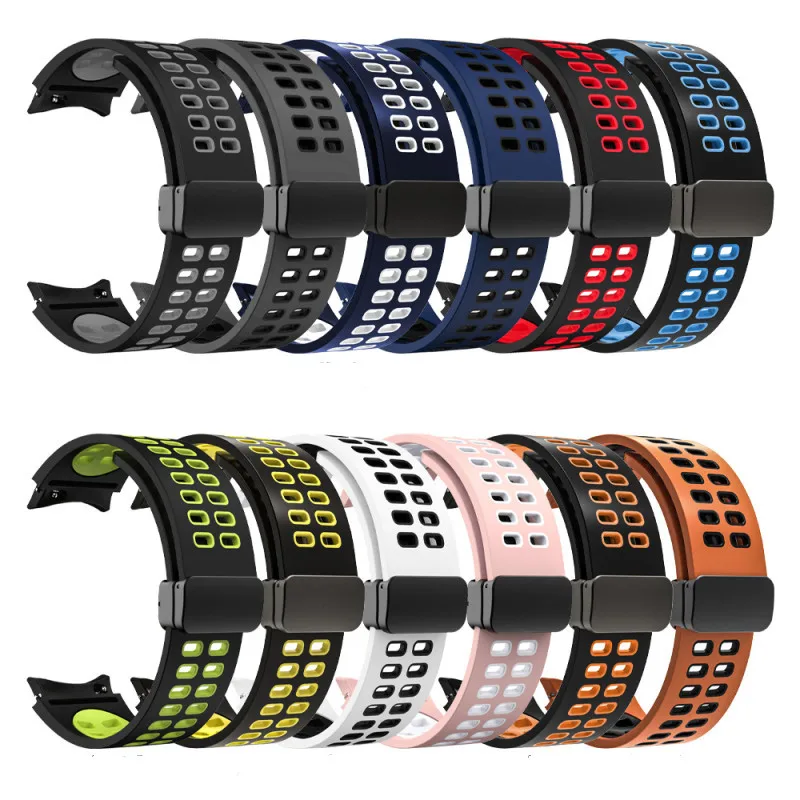 Magnetic Band For Samsung Galaxy Watch 6/5/4 44mm 40mm 4 classic 46mm 42mm sport silicone Bracelet Galaxy watch 5 pro 45mm Strap