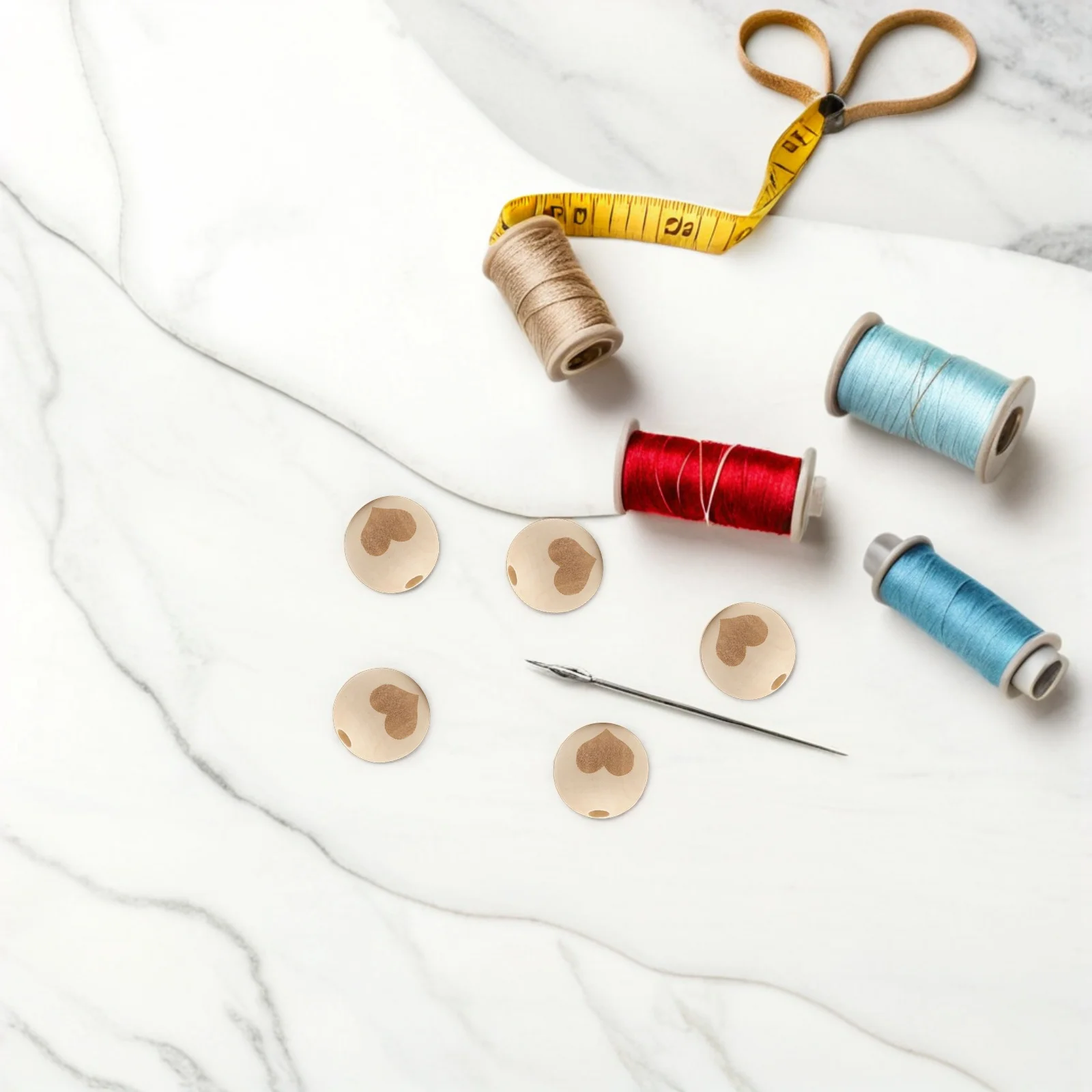 

50Pcs Wood Beads Handmade Accessory High-Quality Schima Superba Durable for Jewelry DIY Projects DIY Wooden Bead