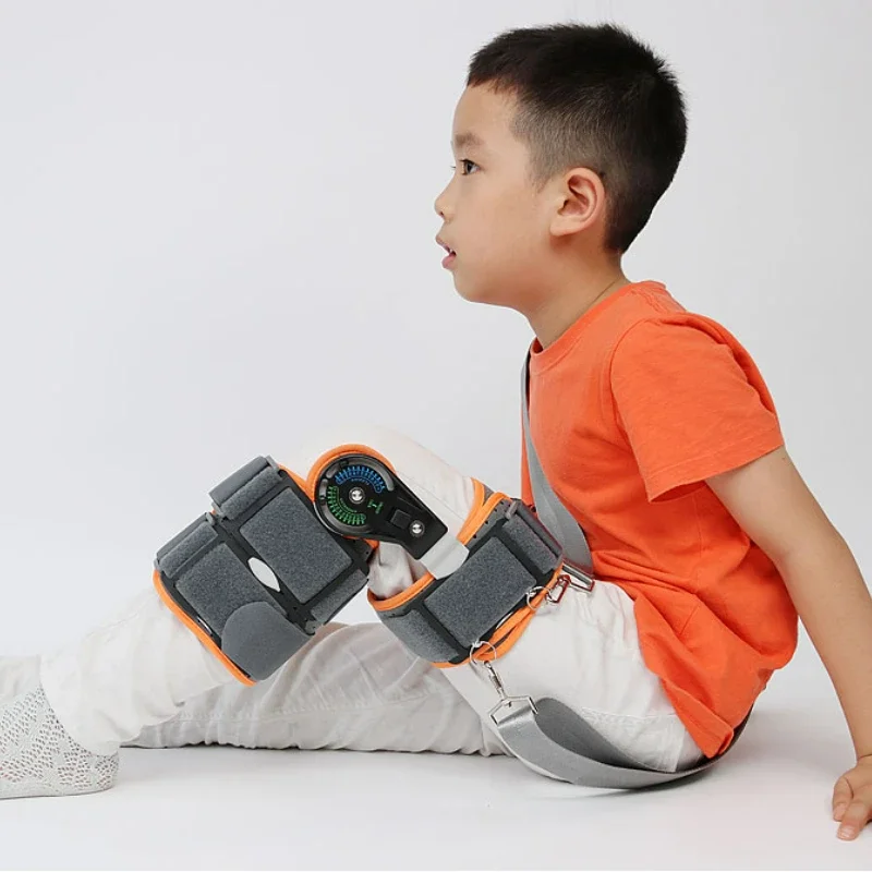 Children's Adjustable Knee Fixation Brace Bracket Orthosis Lower Extremity Knee Ligament Injury Protector Knee Fixation Support