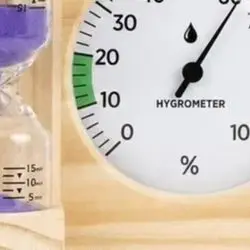 3-in-1 Wooden Sauna Thermometer Hygrometer With 15 Min Sand Timer For Home Spa Steam Room Heat Humidity Monitor Gauge