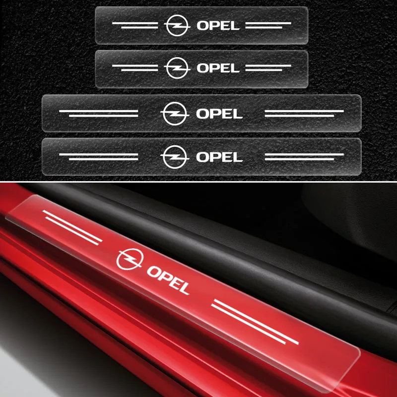 

Прозрачная защитная наклейка на дверь автомобиля, защитная пленка для края двери, защитная пленка для Opel Insignia Astra Antara Meriva Zafira H G Corsa