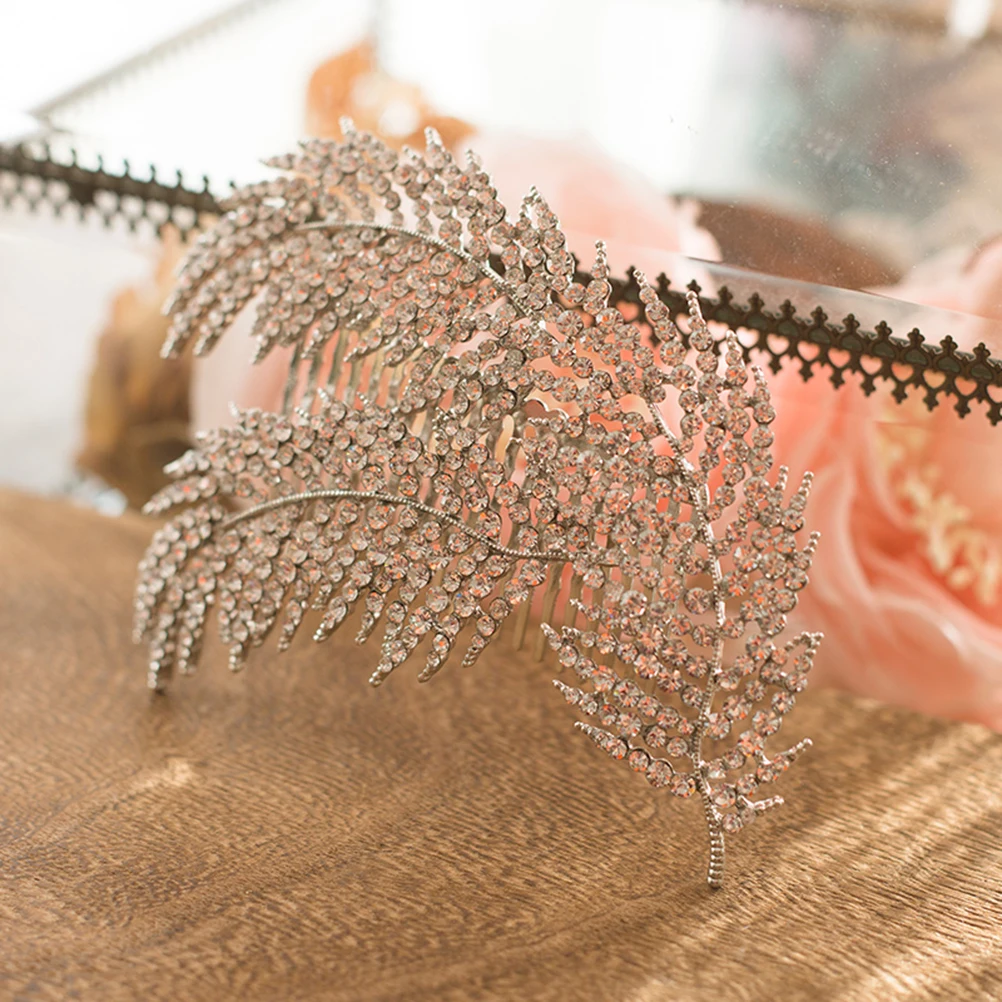 

Crystal Rhinestone Combs Bridal Accessories Elegant Crystal Hair Comb Wedding Prom Party Side Combs Hair Decorations
