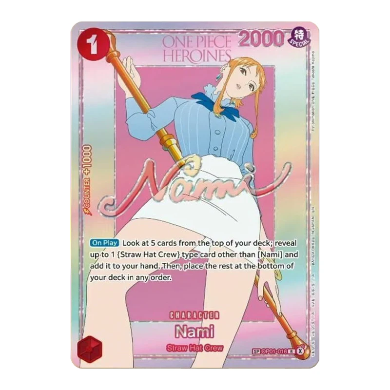 Pne Piece Cards Heroines Edition vol.2 EB05 SP/L Kartenreplik Hochwertige Hobby-Sammlerstück Anime-Spielkarte Holographisch – Detail 5