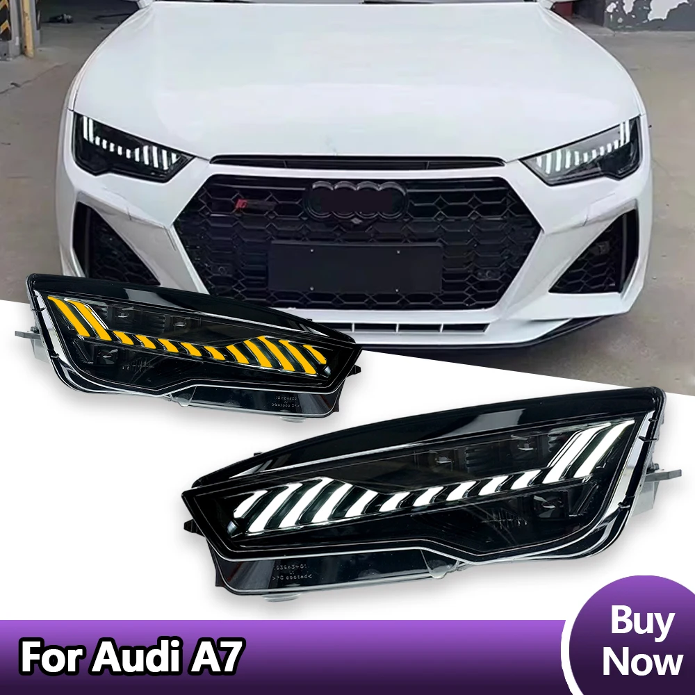

Car Lights For Audi A7 2011-2018 LED Car Headlights Dynamic Information Turn Signals Car Accessories