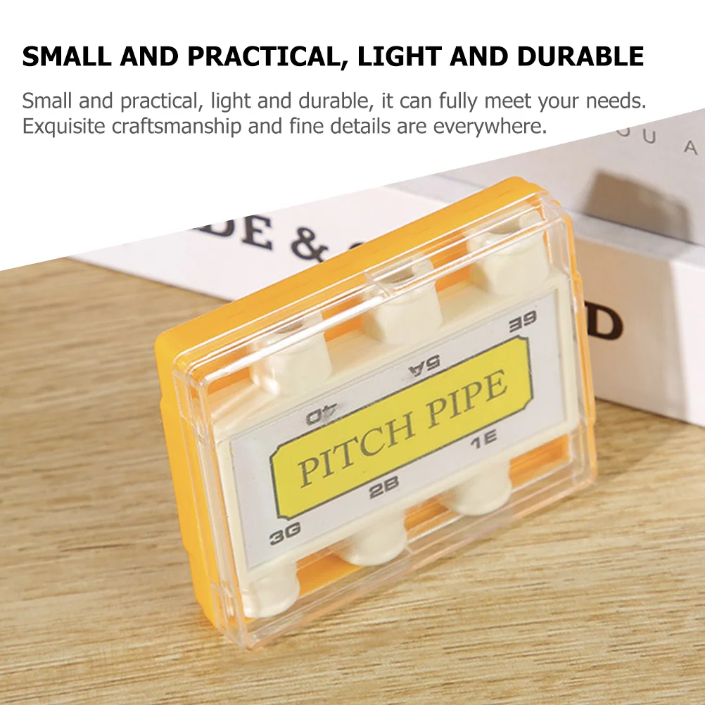 

Plastic Guitar Pitch Pipe Replacement Part Guitar Tuner Pitch Durable Portable Instrument Tuner for Acoustic Electric Guitars