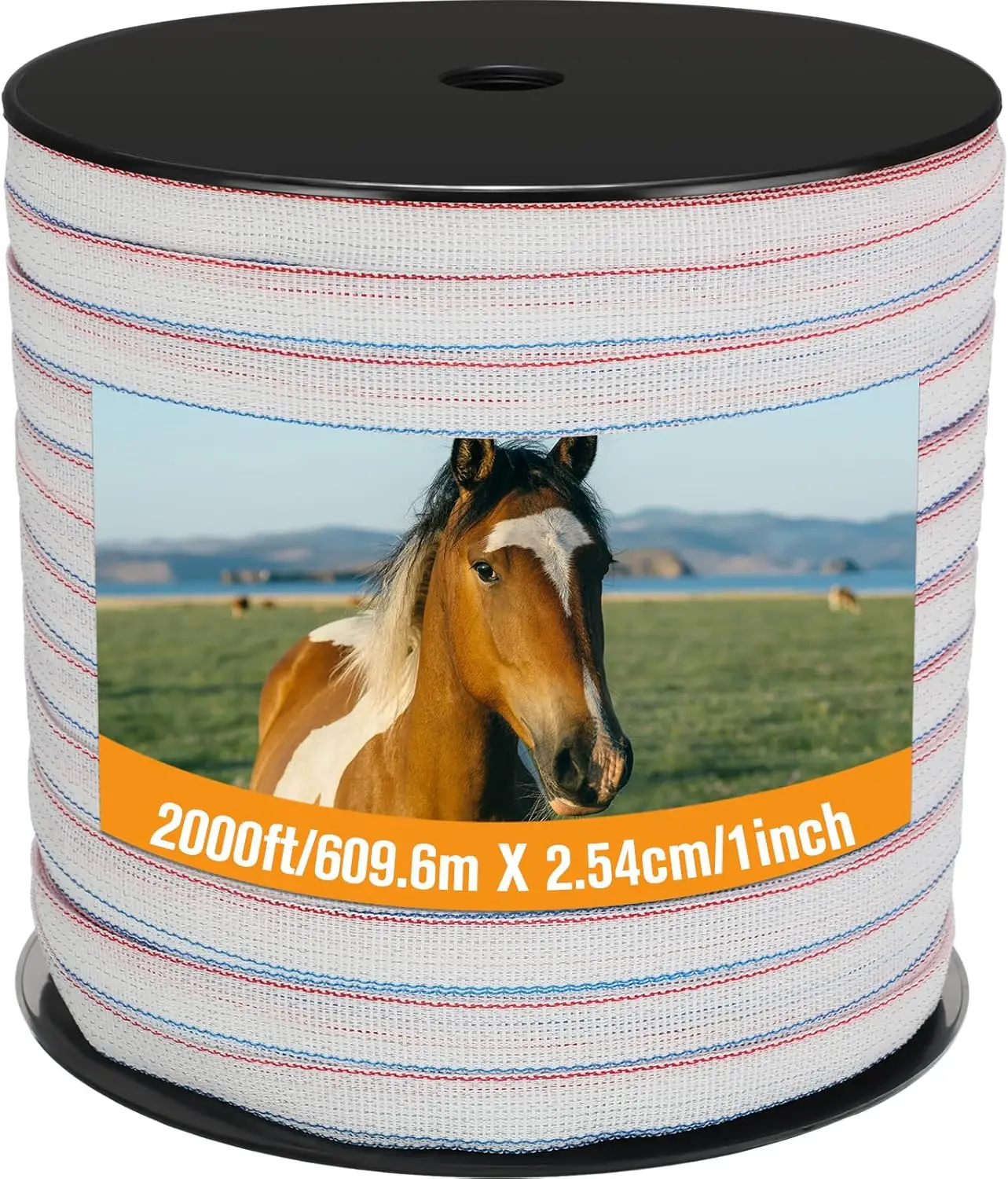 Livestock Fencing - High Visibility Electric Fence Tape, Polytape Material