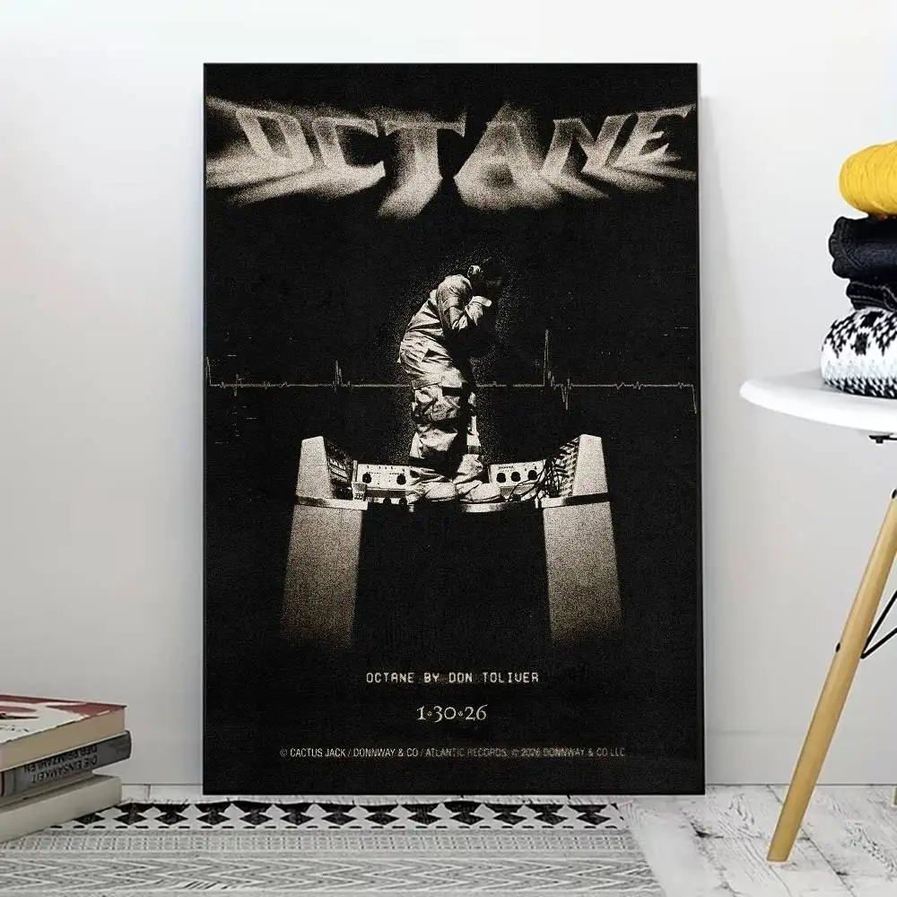 Don Toliver OCTANE Poster for Modern Decor in Home Offices, Bedrooms, Living Rooms, Kitchens, Bathrooms.