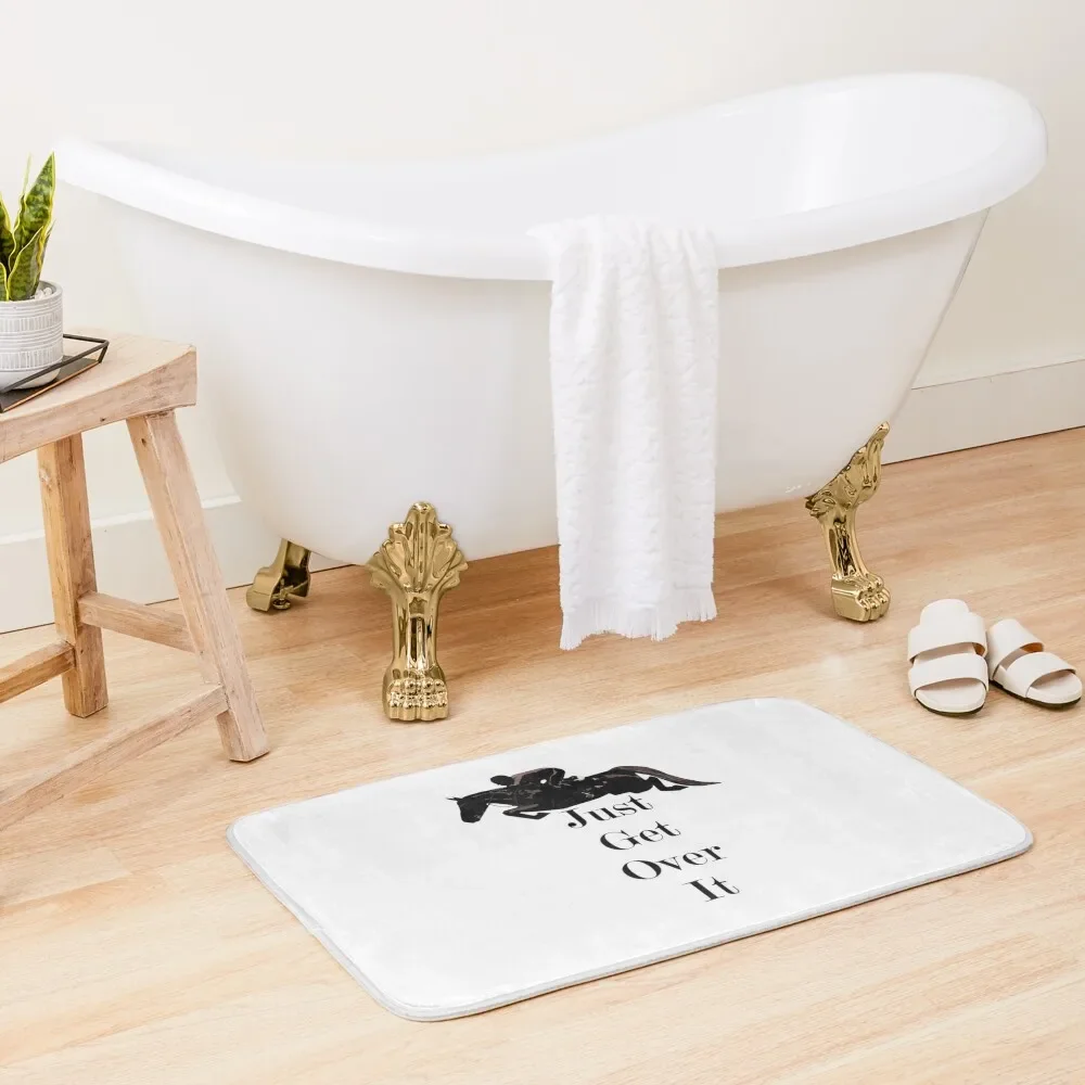 

Just Get Over It Equestrian Horse Bath Mat Household Items Rug Foot Mat