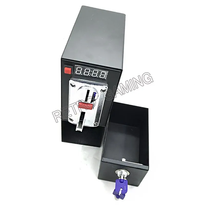 Coin Operared Timer Control Box with 6 Kinds Coins Acceptor Selector for Washing Machine DG600F