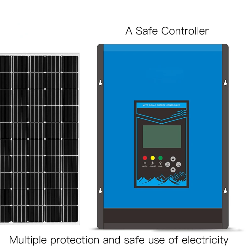 4500w pv system battery solar controller inverter 12V/24V/36V/48V 80 amp mppt solar charge controller