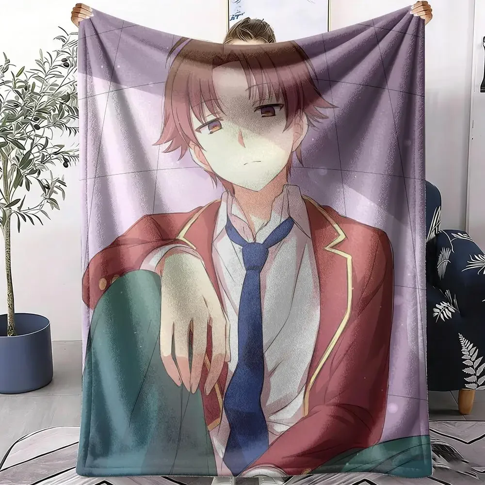 Classroom of the E-Elite Anime Blanket Throws Blankets for Winter Home and Decoration Bed Linens Human Made Throw Sofa School