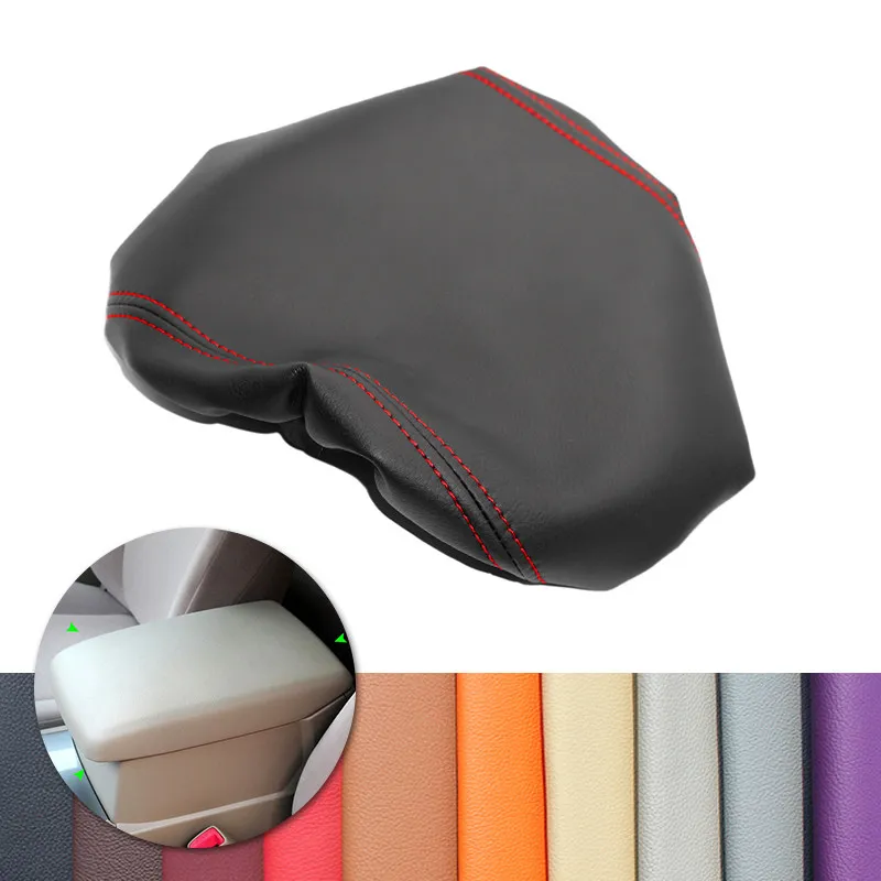 For Toyota Highlander 2009 2010 2011 2012 2013 2014 Car Center Control Armrest Box Cover Microfiber Leather Elastic Band Type