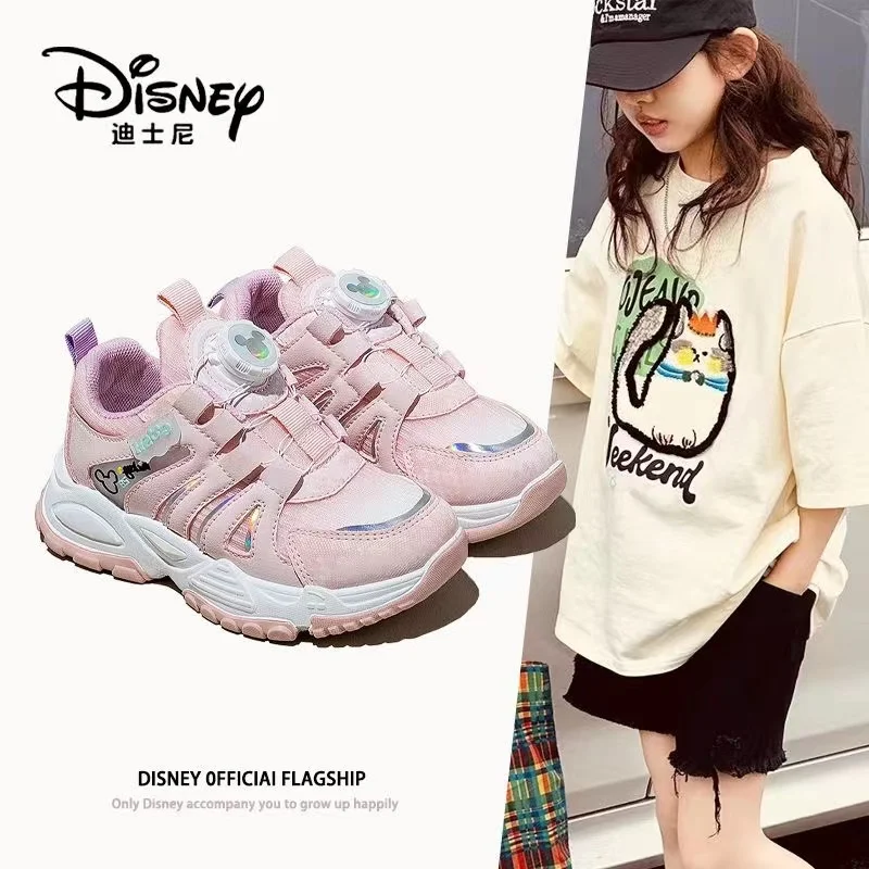 

real photo 2024 New Mickey Mouse plus size Branded For Female Students white Soft Girl Canvas Shoes women children Skate Shoes