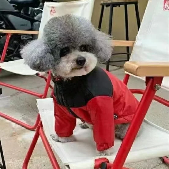 big Small Large dog cats pet winter clothes north face jacket coat costume Puppy Warm Waterproof Clothing Snowproof Fashion