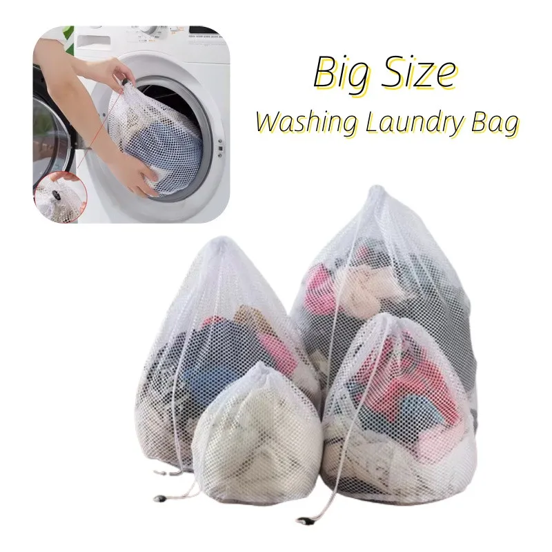 Große Größe Große Waschen Wäschesack Mesh Organizer Net Schmutzige BH Socken Unterwäsche Schuh Lagerung Waschmaschine Abdeckung Kleidung