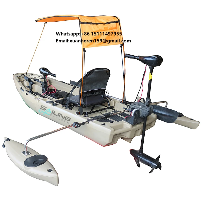 10ft New Design Removable Solo tandem Modular Pedal Kayak Fishing Pedal Kayak With Chair Paddle