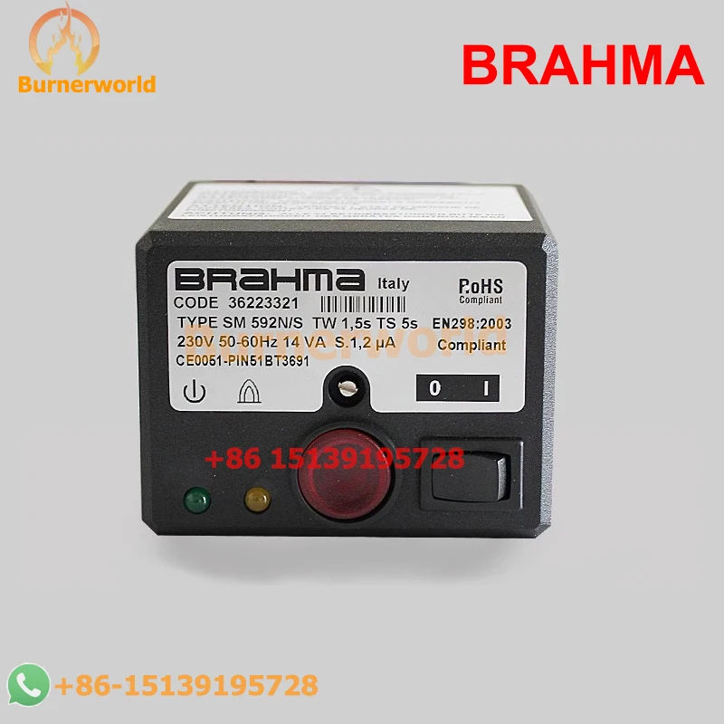 Original Brahma control box SM592N/S 36223311/36223321 Brahma SM592N.2 36283301/36283961 Burner control box 36223151