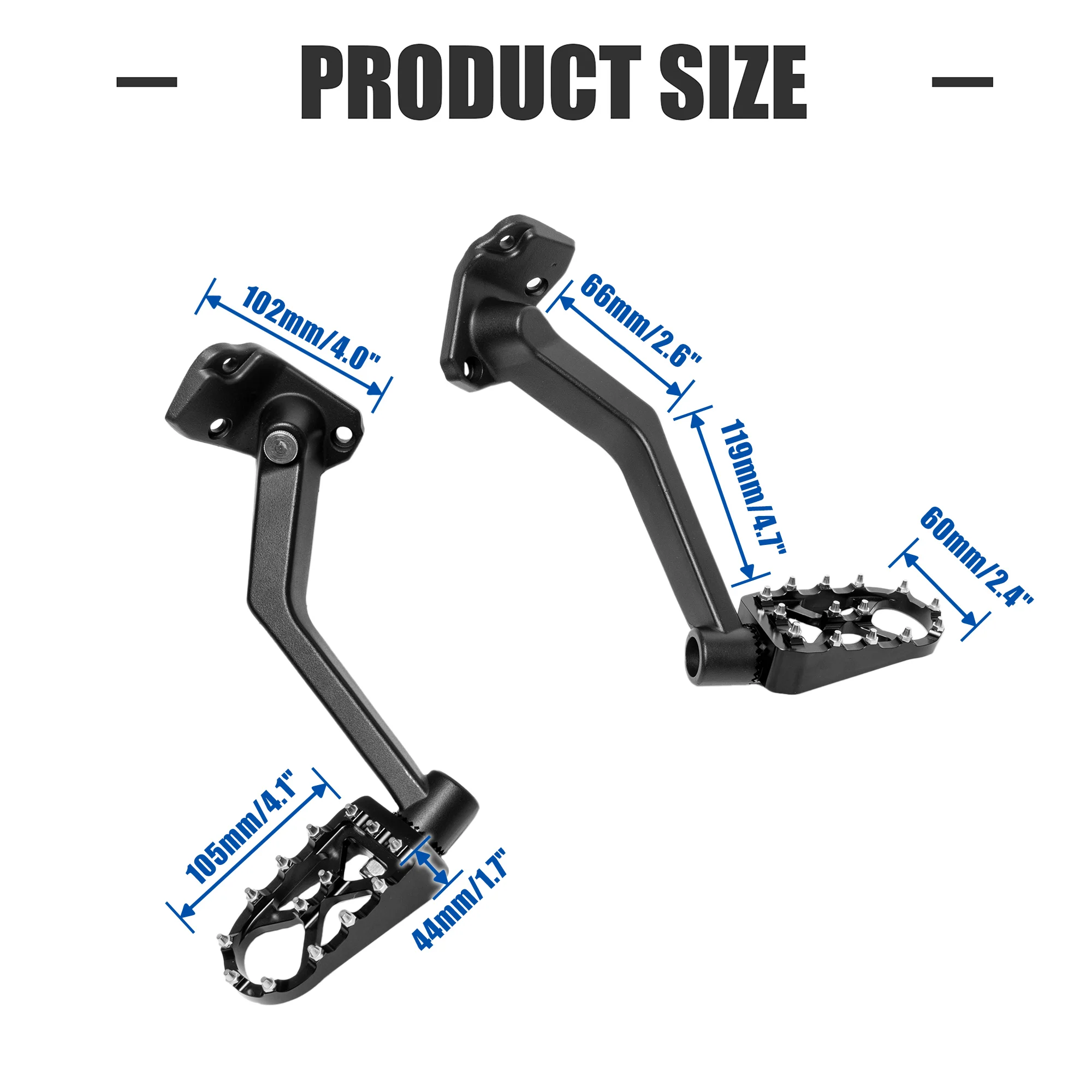 

Screw Type Passenger Footpeg Aluminium Floorboard for Can-Am Ryker 600 900 Sport Rally Edition MAX Mount All Models Motorcycle