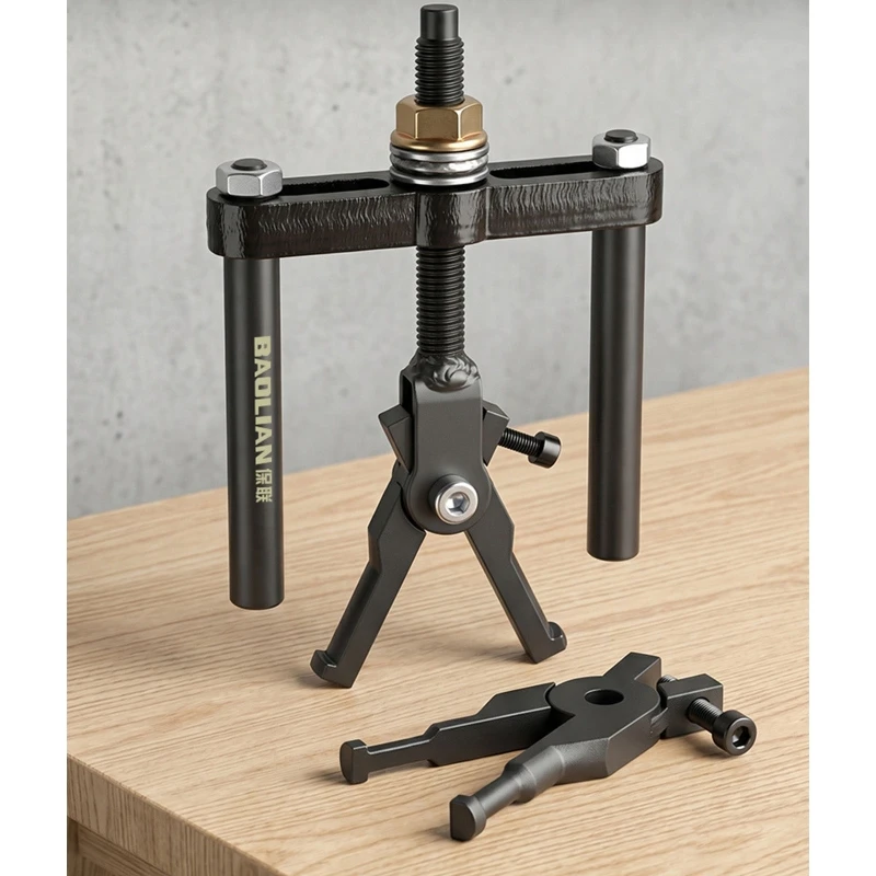 Bearing Puller Bearing Divider Tool 3 Jaw Carbon Steel Repair Tool for Motorcycle Wheel & Car Water Pump Removal