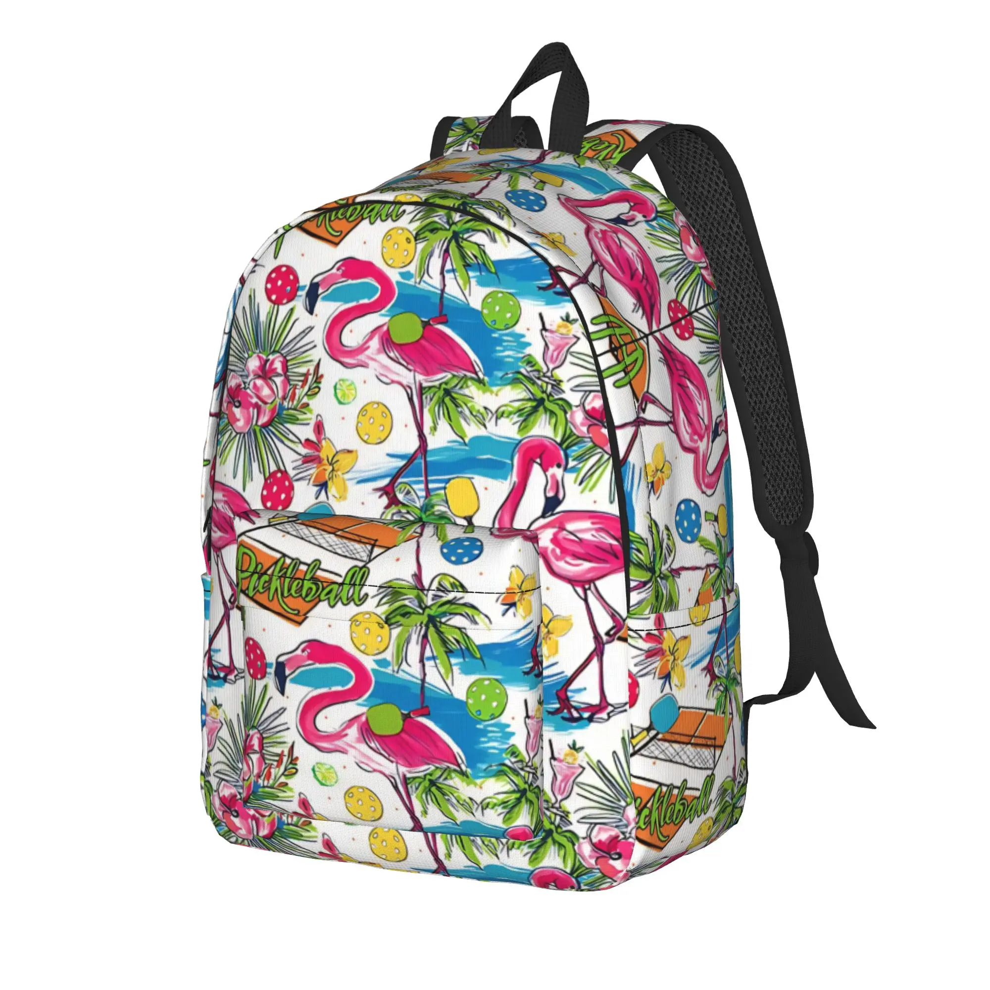 Flamingo Daypack Back to school season vibrant pink   Good Quality Backpack