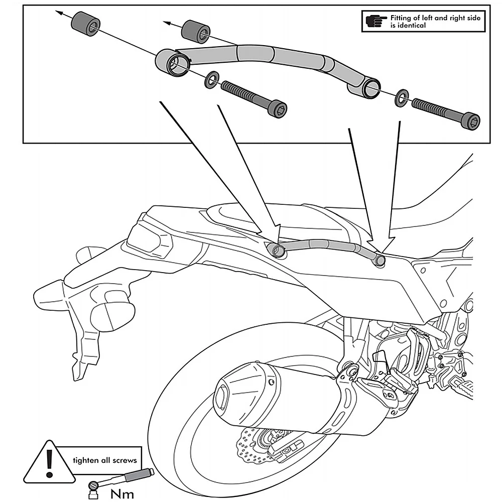 NEW FOR YAMAHA TENERE 700 Motorcycle Accessories Passenger Rear Grab Handle CNC Seat Hand Handle Grab Bar Rail