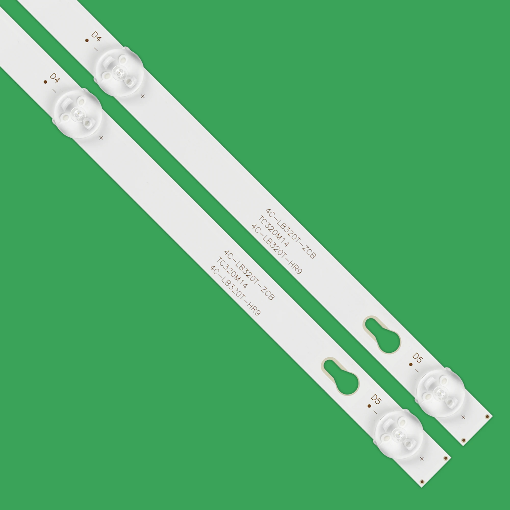 10pcs LED Backlight Strip 5 สําหรับ 32s6500 32s5300 32s6500s 32 "ทีวี LCD L32M5-AZ TCL32D05-ZC22AG-11 LVW320CSDX GIC32LB37