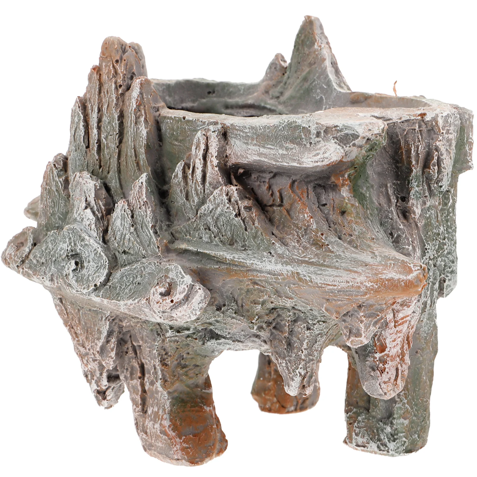 

Цветочный горшок из смолы, винтажный кашпо, сочные горшки, контейнер для комнатных растений, бонсай в китайском стиле, декор для детского балкона