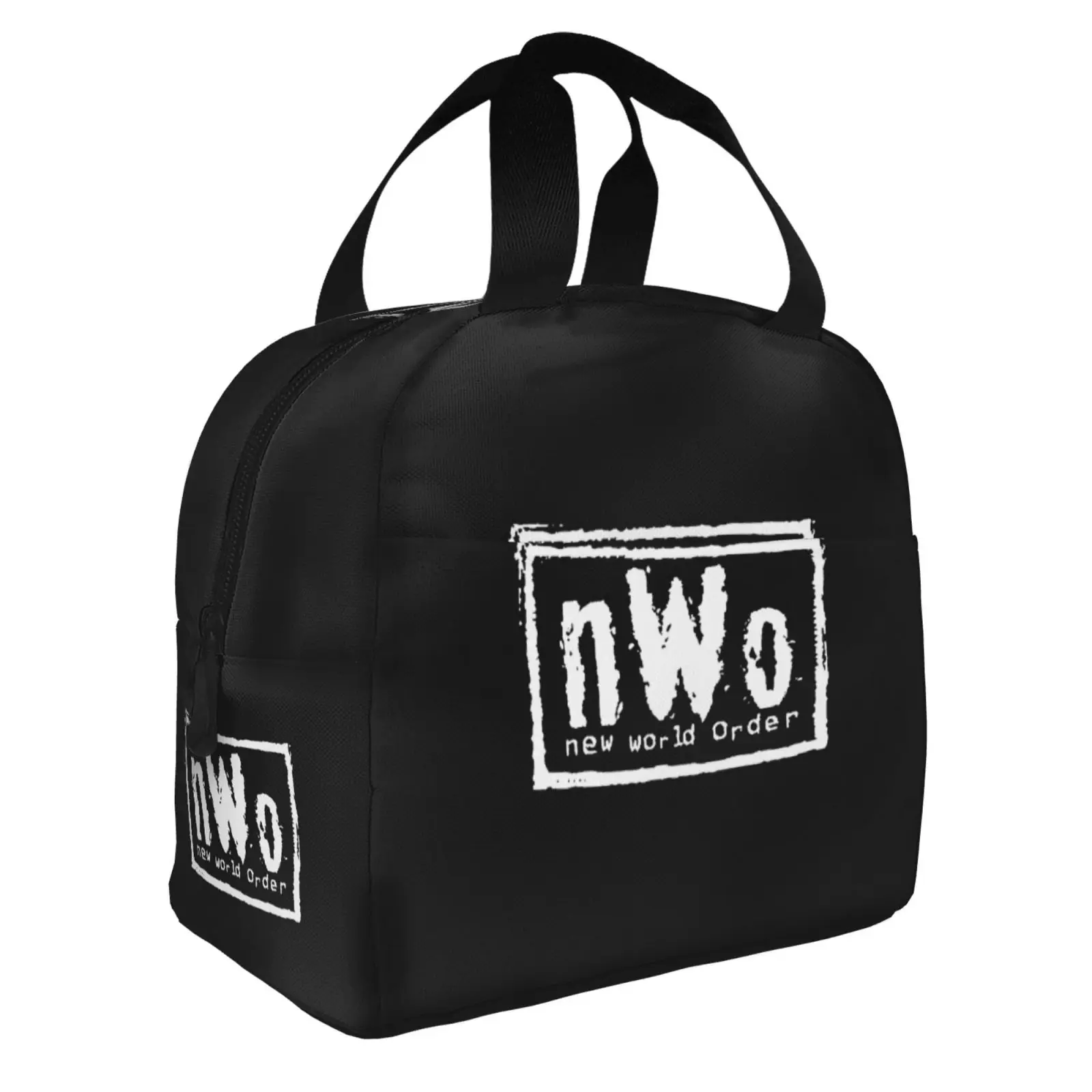 New World Orders Print Lunch Bag Women Portable Cooler Thermal Insulated Lunch Box for Kids School Multifunction Food Bento Box
