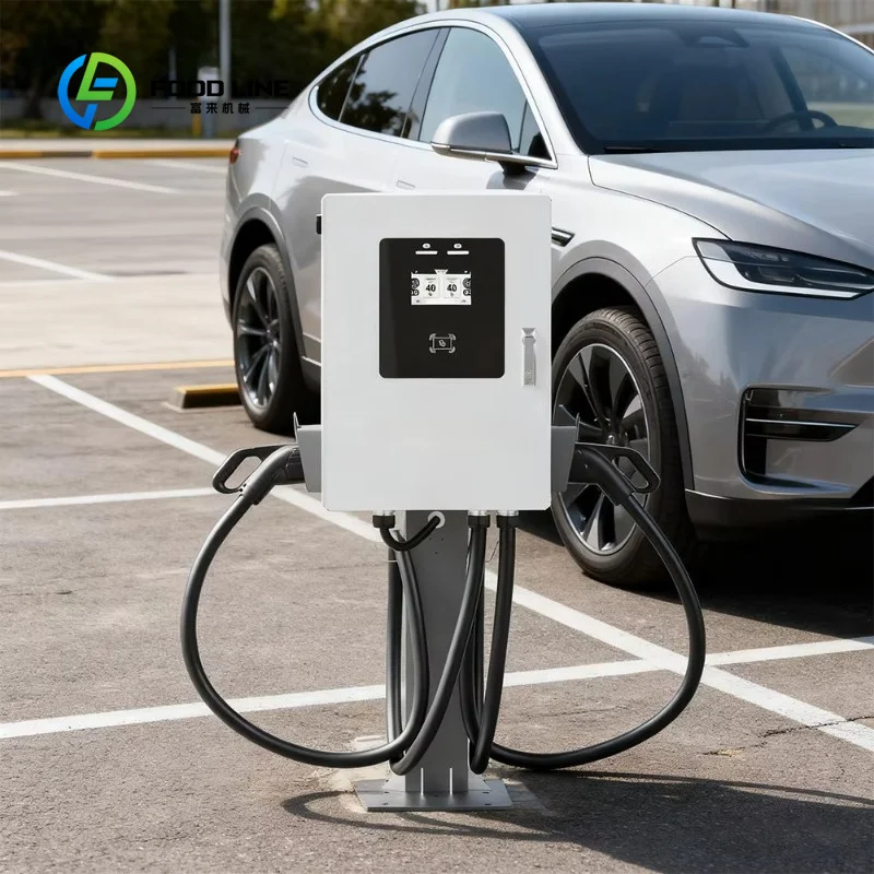 Customized ev smart dc charging pile 40kw ccs2 remote access feature for commercial electric car charging facility renovation