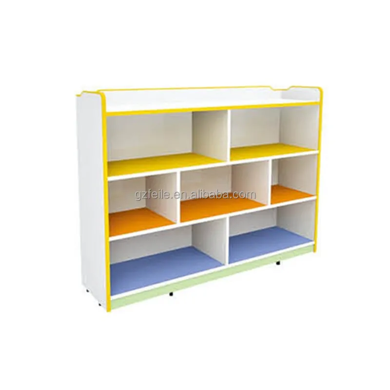 

Nice Color Toy Cabinet Storage for Kids Wooden Toy Storage Cabinet