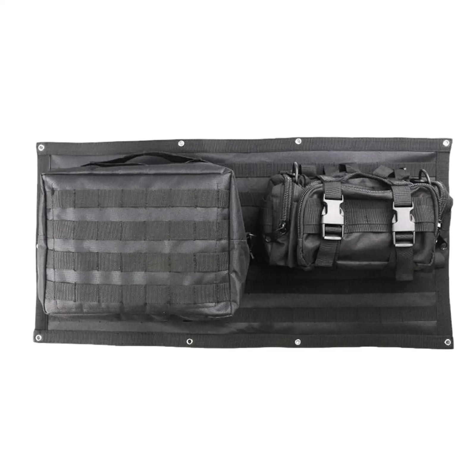 Tailgate Storage Bag Trunk Organizer Large Capacity Interior Storage Cargo Organizer Storage for JK Tailgate Molle Panel