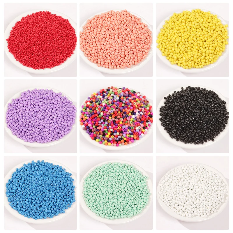 15g 2/3/4mm Effect of The Lacquer That Bake Charm Czech Glass Seed Beads DIY Bracelets Beads for Jewelry Making Accessories