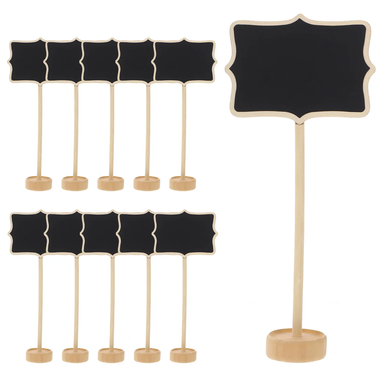 

Mini Blackboard Sign Small Easel St Message Board Chalkboard Splint Wedding Party Supplies Sturdy Portable Wooden Material Fine