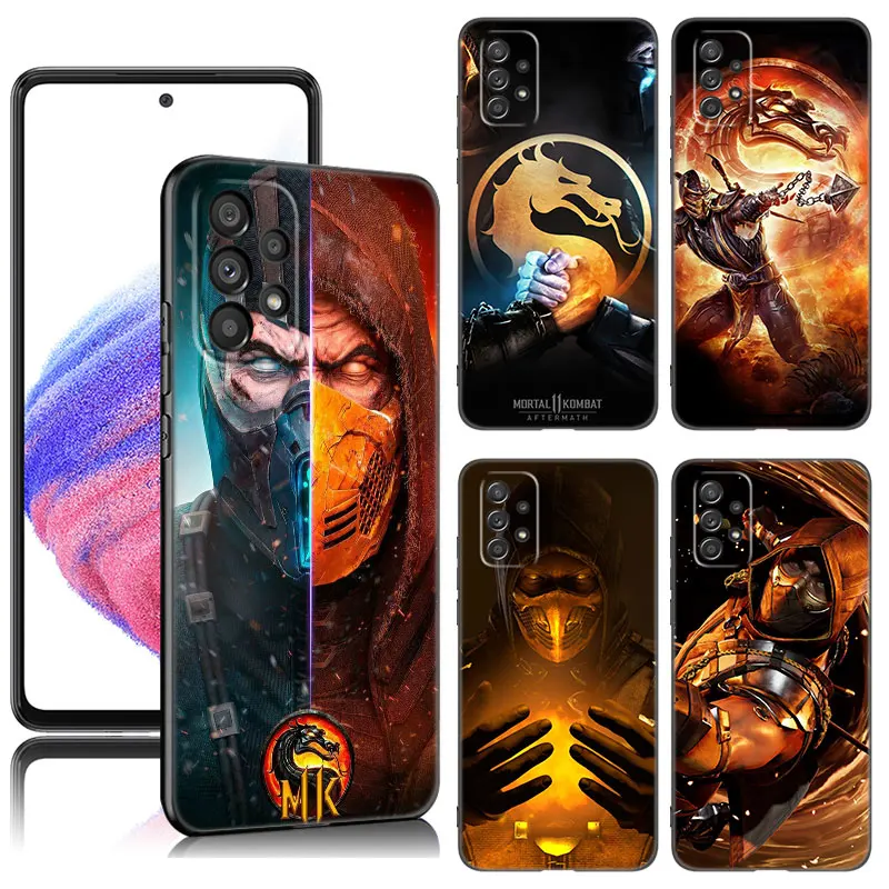 Mortal Kombat Phone Case For Samsung A13 A22 A24 A32 4G A14 A23 A25 A34 A52S A53 A54 A73 5G A11 A12 A15 A31 A33 A50 A51 A70 A72