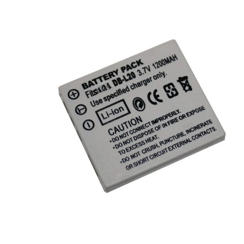 3.7V 1200mAh replacement battery, suitable for DB-L20 direct sales, high quality -