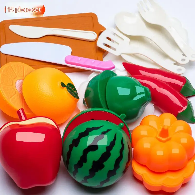14-36 stücke Simulation Obst Schneiden Spielzeug Gemüse Obst Und Gemüse Eltern-kind-Simulation Küche Lebensmittel kinder Geschenke