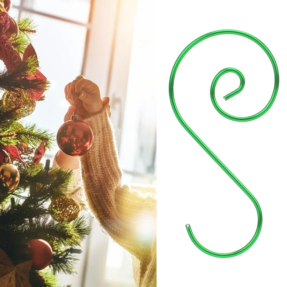 60pcs Mini Multi Purpose Metal S Shape Hooks Christmas Tree Holder Decoration