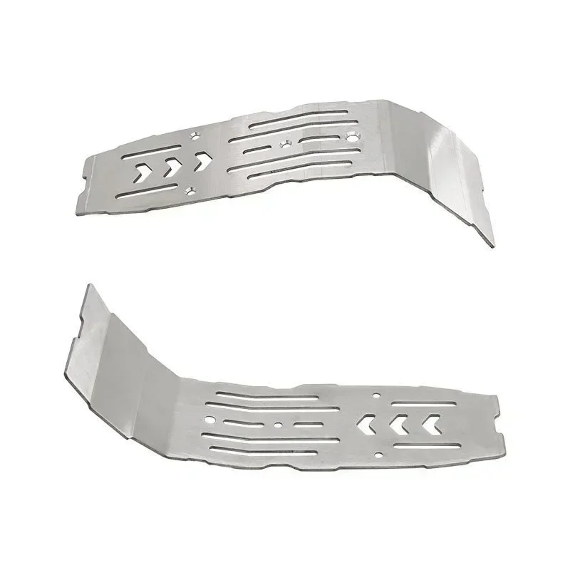 แผ่นกันกระแทกใต้ท้องรถโลหะสแตนเลสสำหรับ Arrma 1/8 Mojave 4S รถบังคับวิทยุ อะไหล่แต่ง