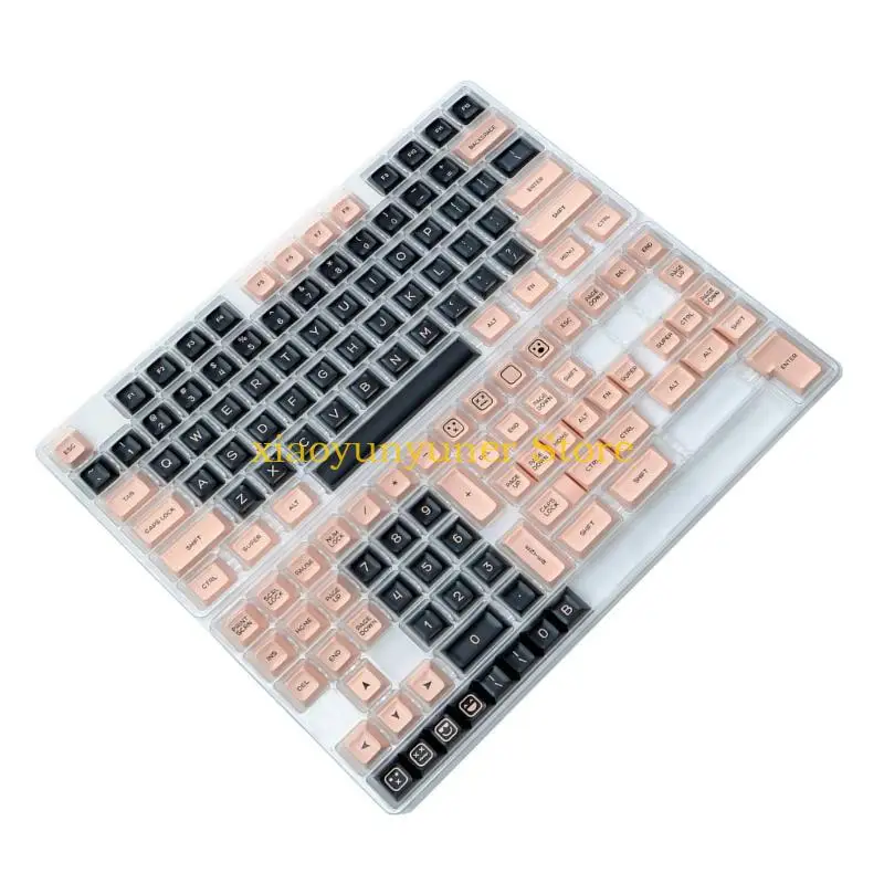 P9JB Ergonomic 142 Profile PBT Keycaps, 2 Injections for Customed Mechanical Keyboards
